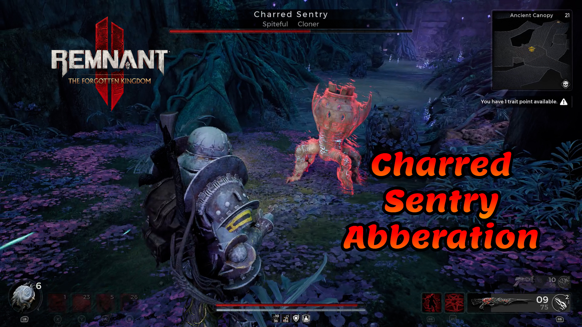 Remnant The Forgotten Kingdom Dlc Charred Sentry Aberration Guide