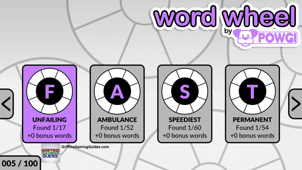 Word Wheel By POWGI Fast