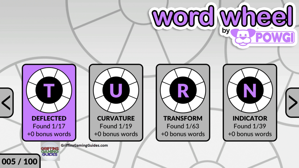 Word Wheel By POWGI Turn