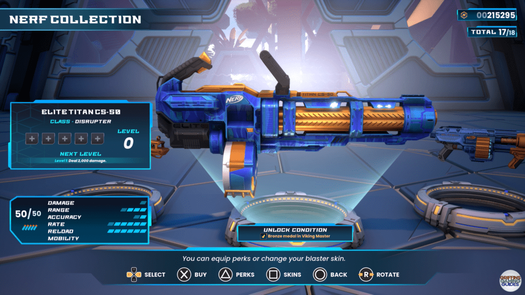 Nerf Legends Collector Elite Titan CS 50