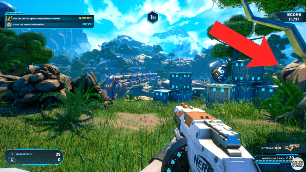 Nerf Legends Keen Eye Guard Location