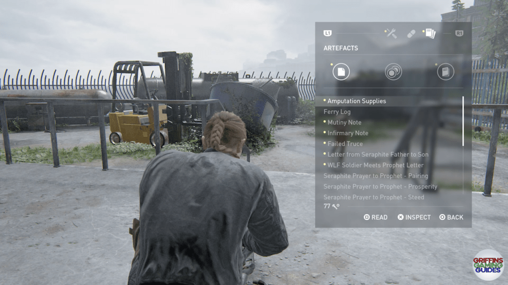 The Last Of Us Part 2 Archivist Artefact 103