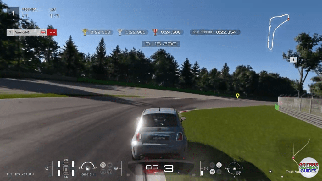 Gran Turismo 7 National A Licence A3 corner 2 cut the kerb