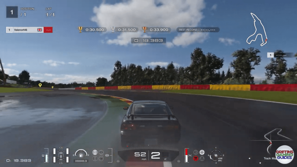 Gran Turismo 7 National A Licence A5 corner 2 keep left