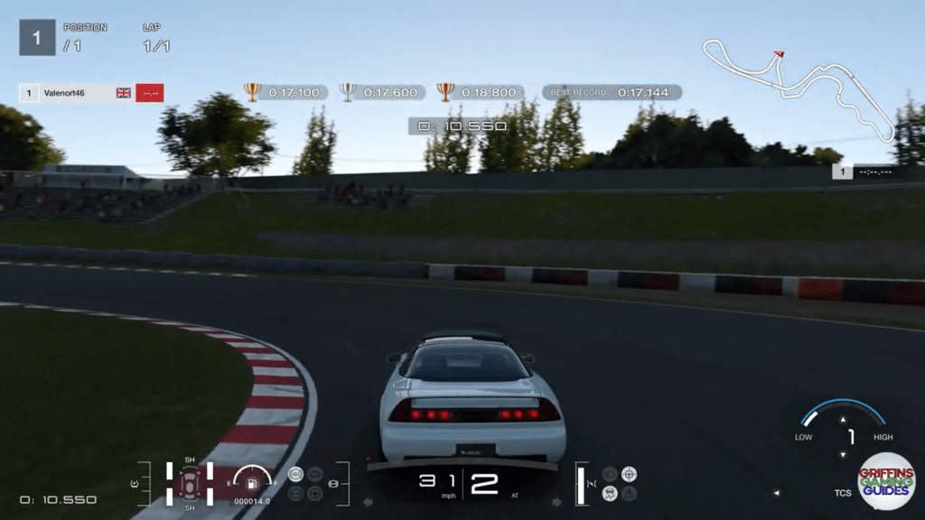 Gran Turismo 7 National A Licence A9 corner 2 apex