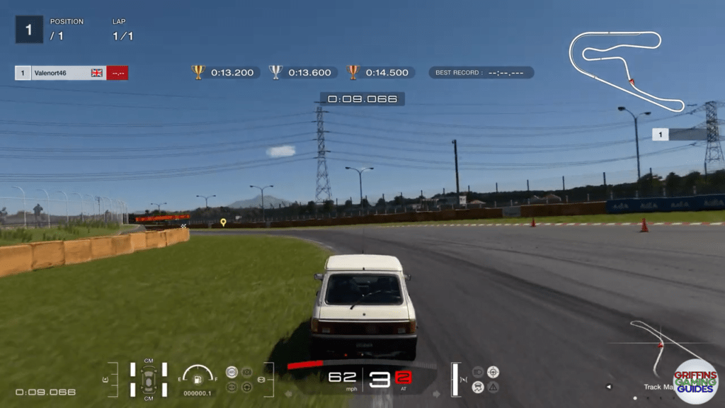 Gran Turismo 7 National B Licence B5 second corner apex