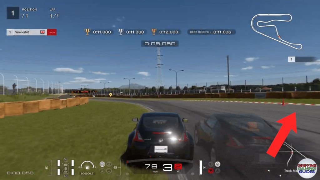 Gran Turismo 7 National B Licence B6 2nd corner apex