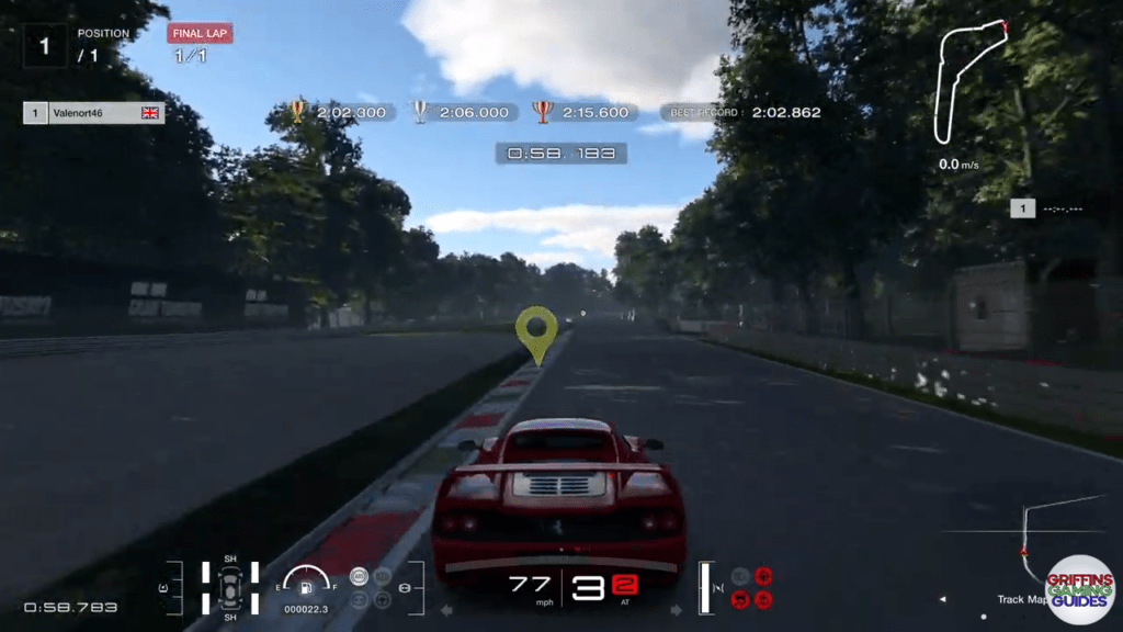 Gran Turismo 7 Super Licence S2 corner 6 exit