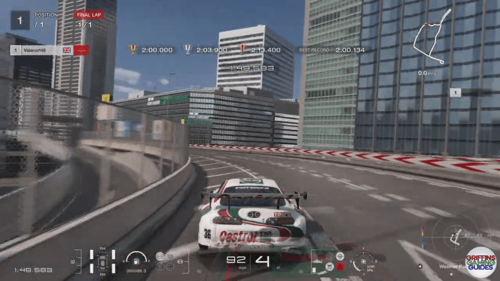 Gran Turismo 7 Super Licence S4 corner 20 apex