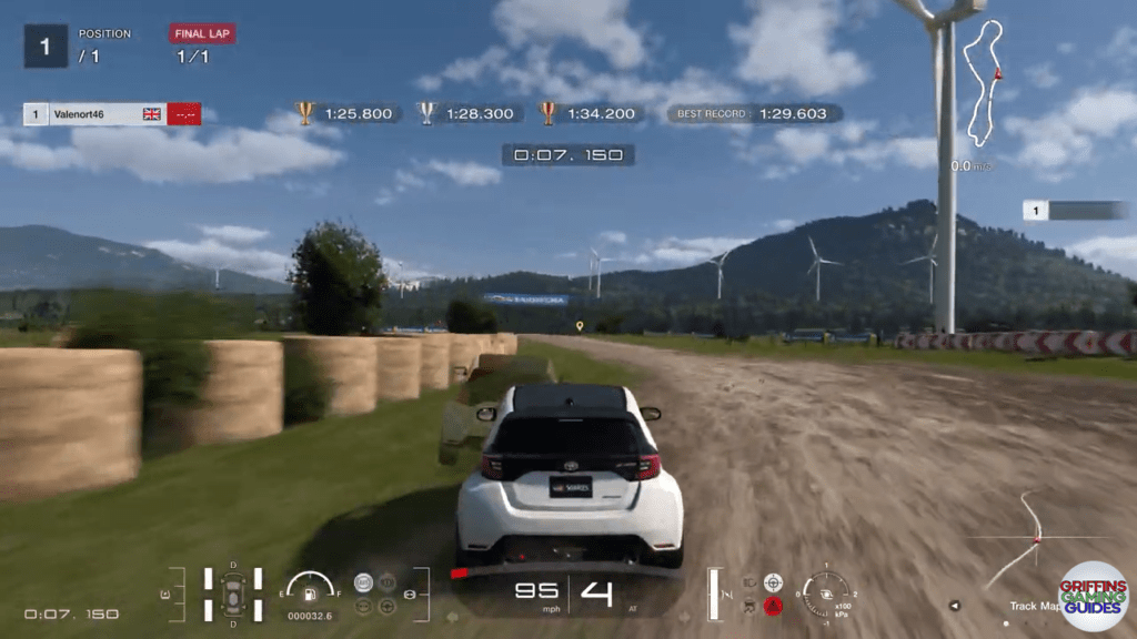 Gran Turismo 7 Super Licence S5 corner 2 apex