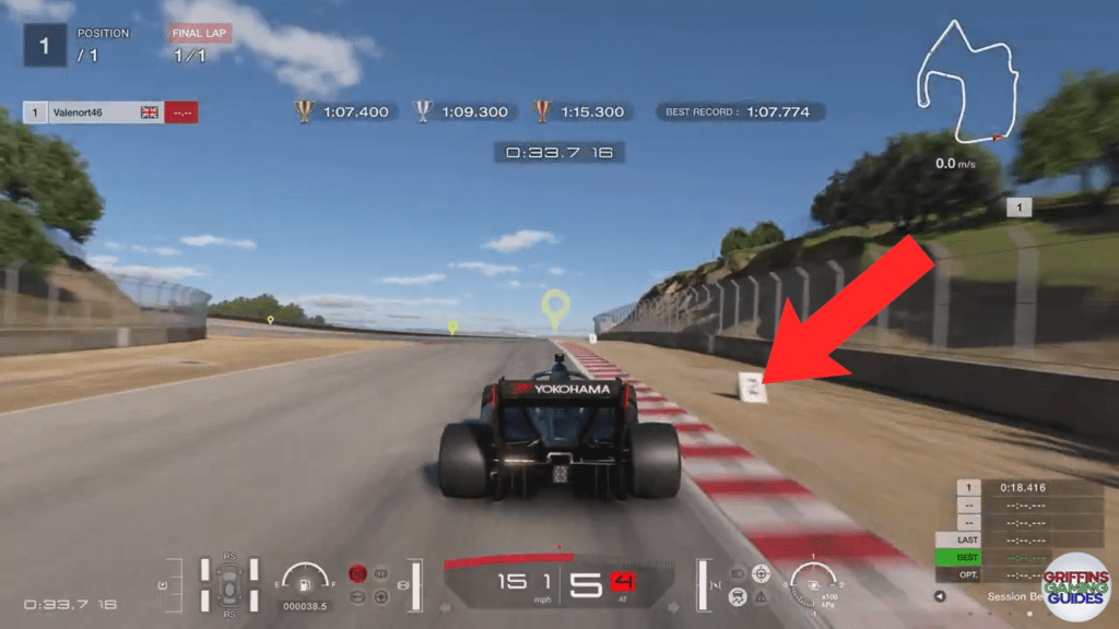 Gran Turismo 7 Super Licence S7 corner 7 braking point