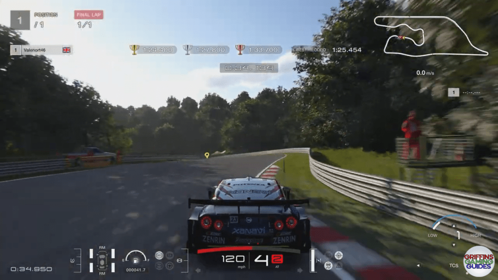 Gran Turismo 7 Super Licence S9 corner 8 apex