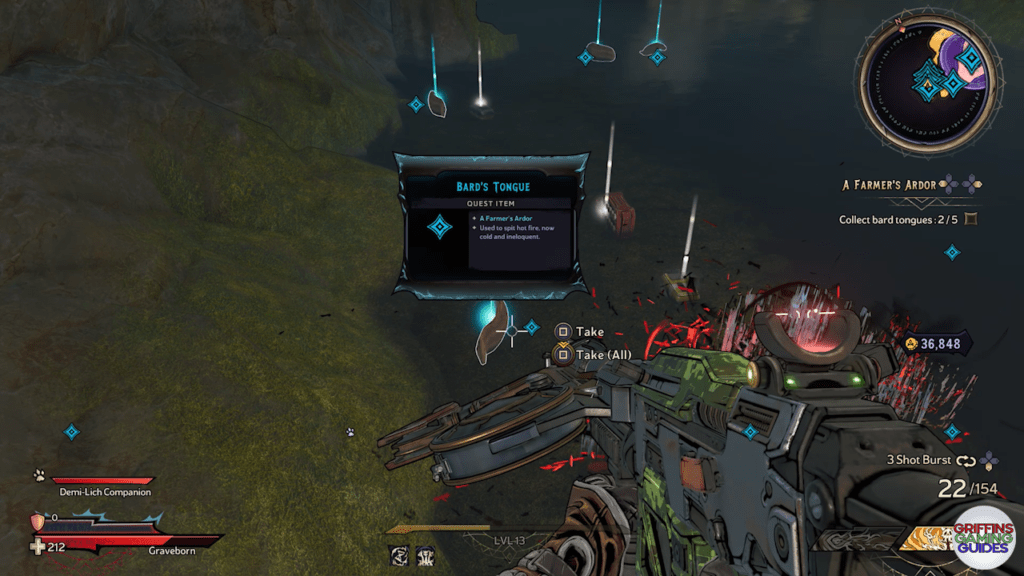 Tiny Tinas Wonderlands A Farmers Ardor Side Quest Bard Tongue