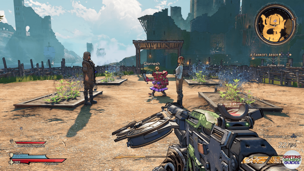 Tiny Tinas Wonderlands A Farmers Ardor Side Quest Glornesh Flora and Alma