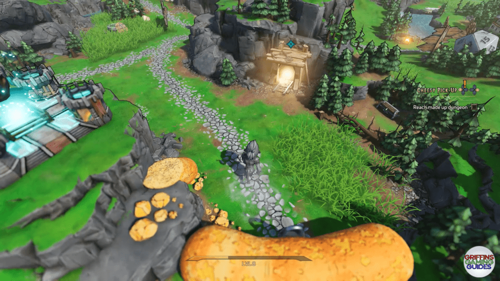 Tiny Tina's Wonderlands Side Quest Cheesy Pick-Up Location 3