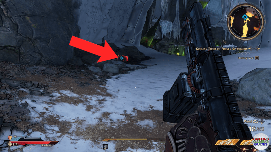 Tiny Tinas Wonderlands Side Quest Goblins Tired Of Forced Oppression Smash Rock