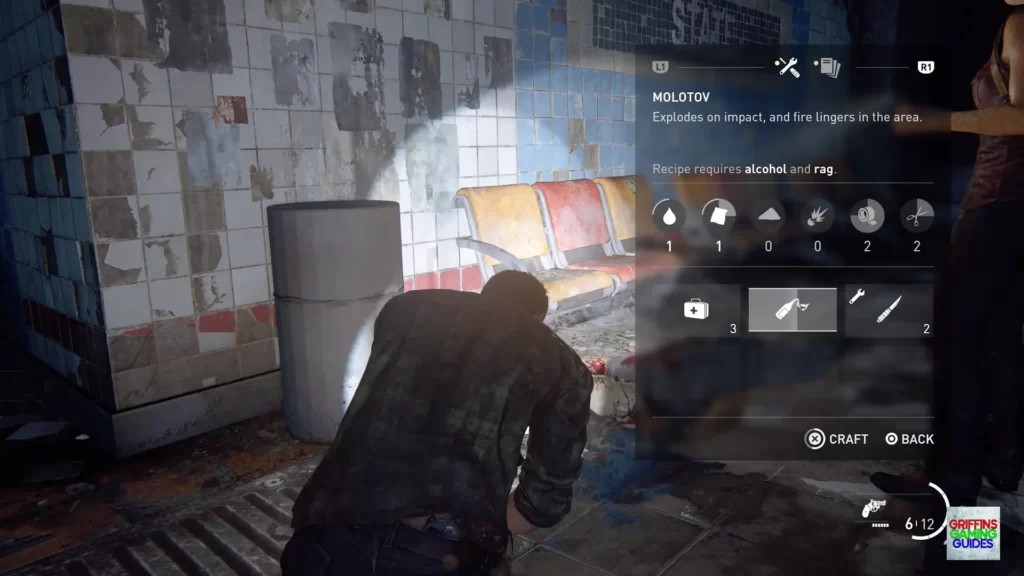 The Last Of Us Part 1 Molotov Craft