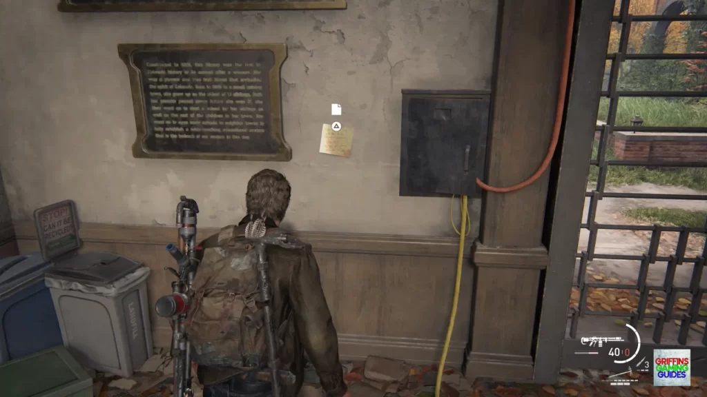 The Last Of Us Part 1 Artefact 58