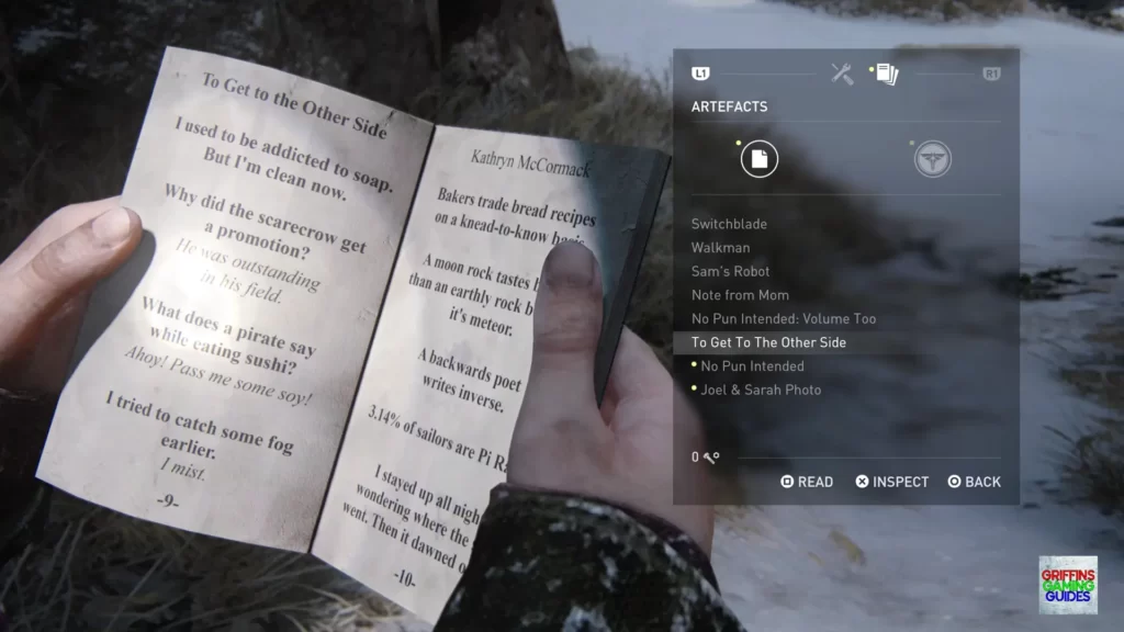 The Last Of Us Part 1 Artefact 70