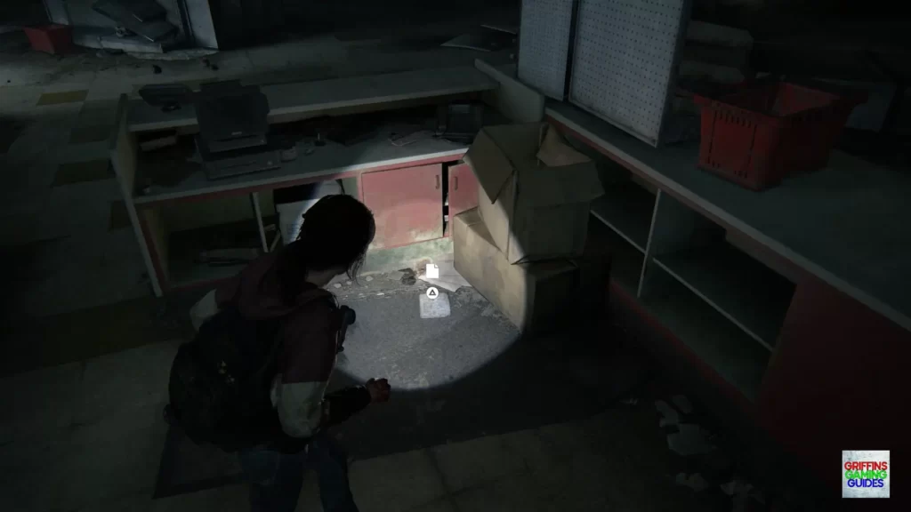 The Last Of Us Part 1 Artefact 84 (Left Behind)