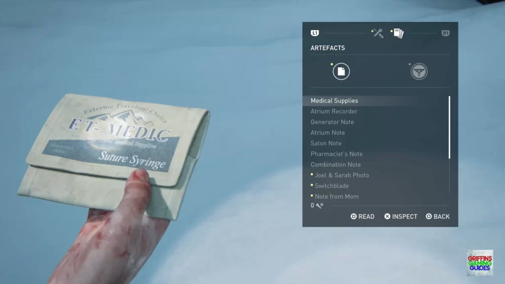 The Last Of Us Part 1 Artefact 93