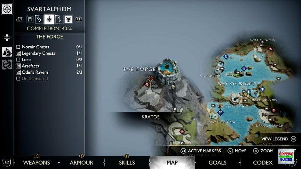 God Of War Ragnarök Lindwyrm 1 Map