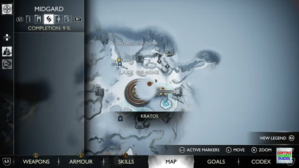 God Of War Ragnarök Artefact 10 Map