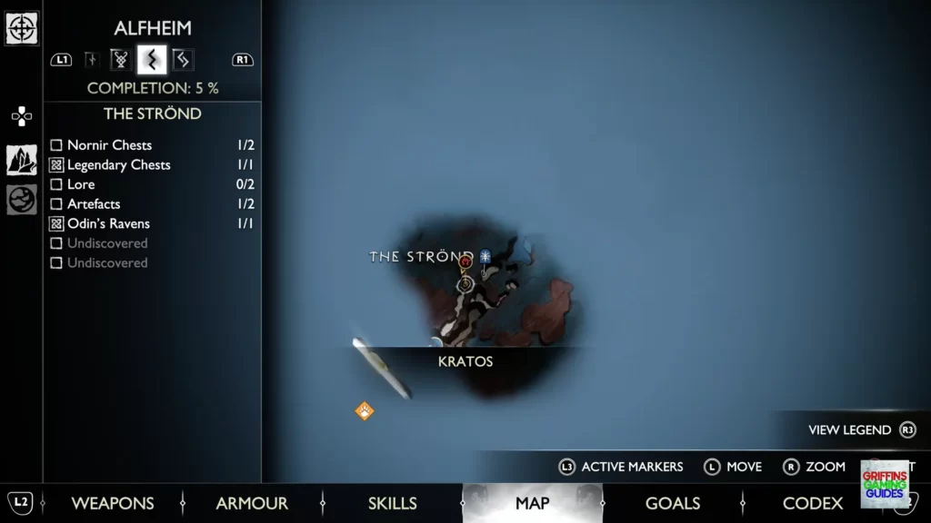 God Of War Ragnarök Artefact 7 Map