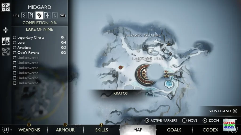 God Of War Ragnarök Artefact 9 Map