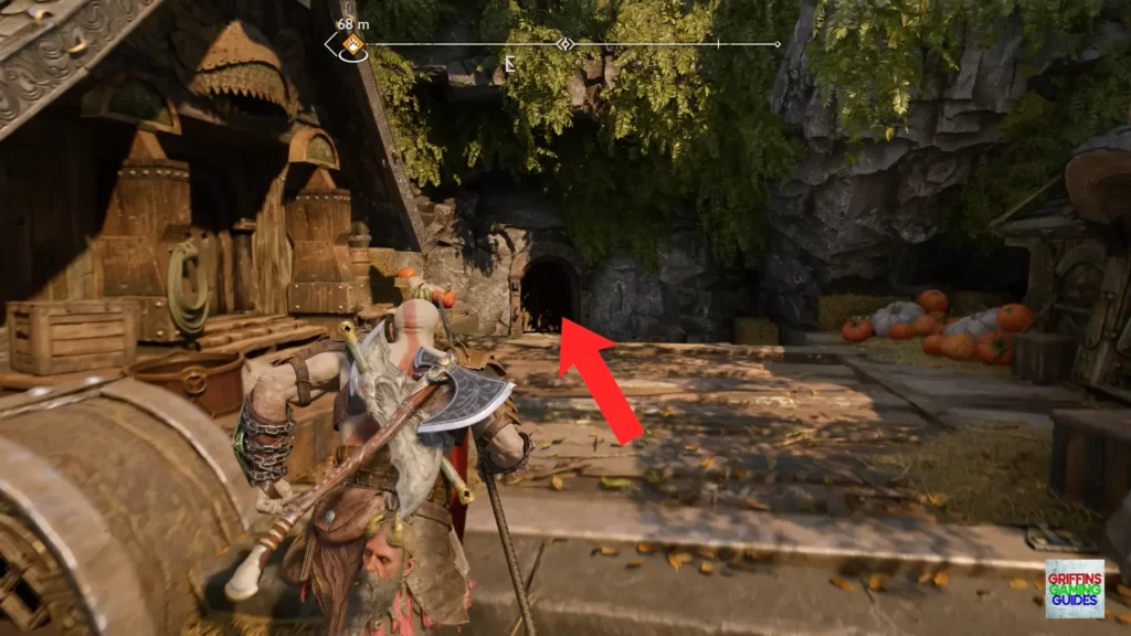 God Of War Ragnarök Flower 1 Head Through Tavern