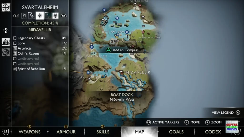 God Of War Ragnarök Flower 1 Map