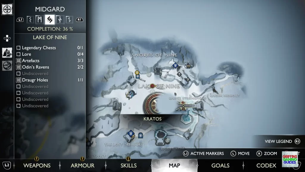 God Of War Ragnarök Kvasir's Poem 14 Map