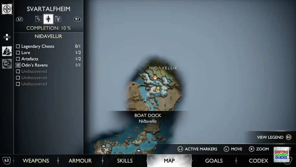 God Of War Ragnarök Kvasir's Poem 2 Map