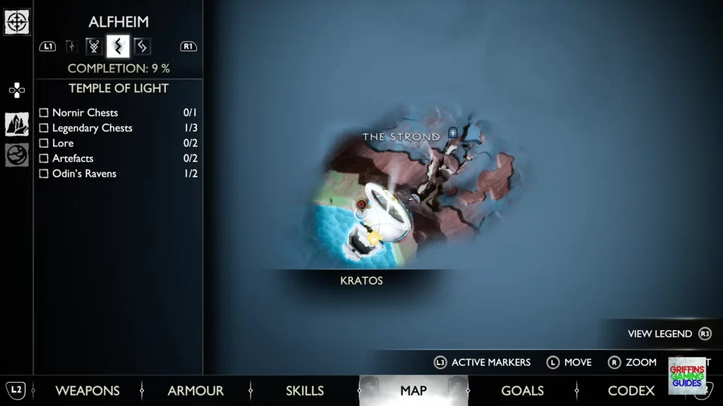 God Of War Ragnarök Kvasir's Poem 6 Map