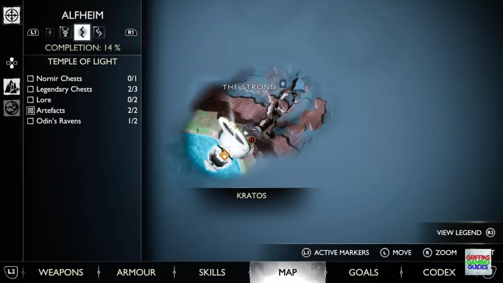 God Of War Ragnarök Legendary Chest 10 Map