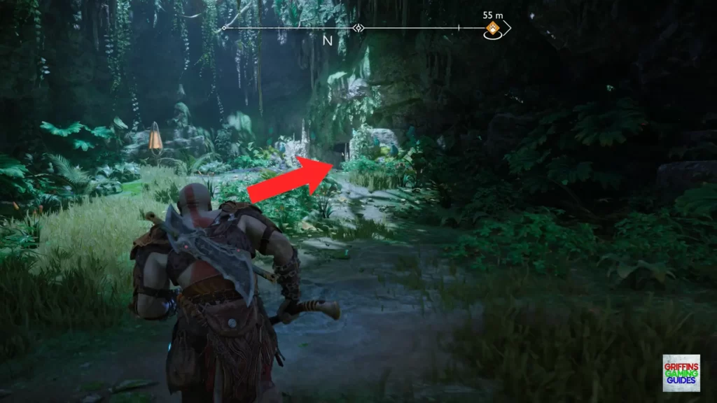 God Of War Ragnarök Legendary Chest 15 Go Through the Hole