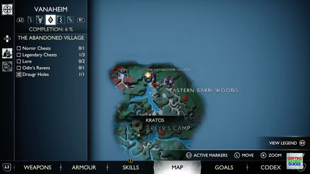 God Of War Ragnarök Legendary Chest 16 Map