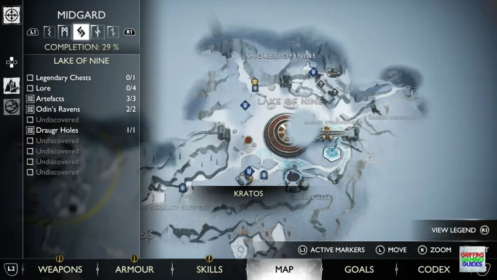 God Of War Ragnarök Legendary Chest 23 Map