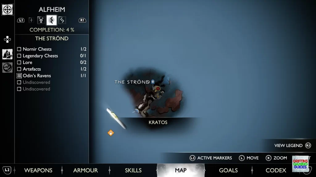 God Of War Ragnarök Legendary Chest 7 Map