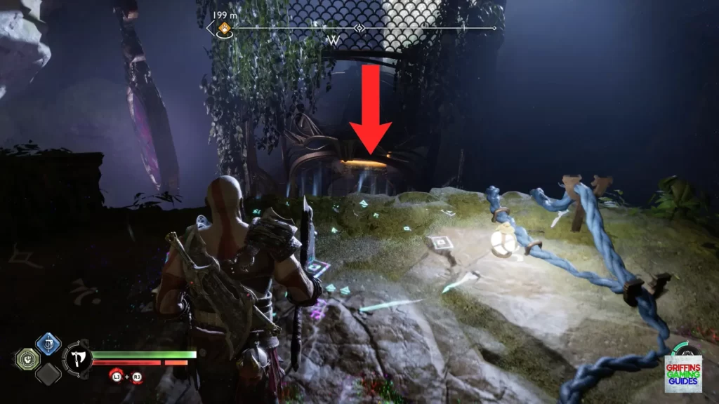 God Of War Ragnarök Legendary Chest 9 Drop down to lower level