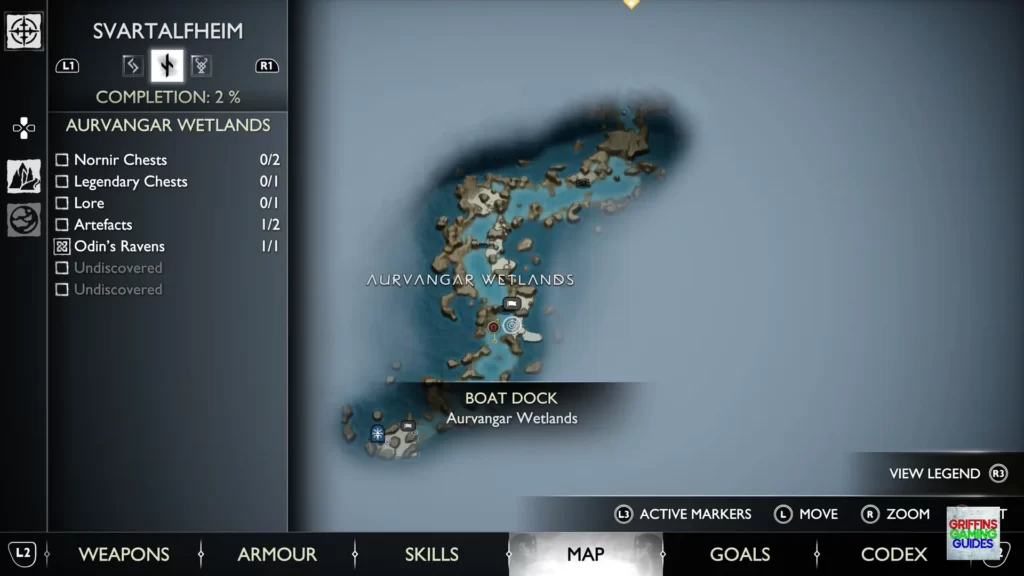 God Of War Ragnarök Nornir Chest 1 Map