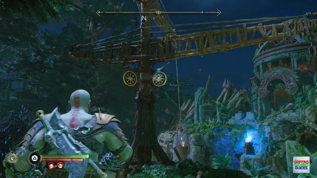 God Of War Ragnarök Nornir Chest 10 Hit Right Side Gold Disc.