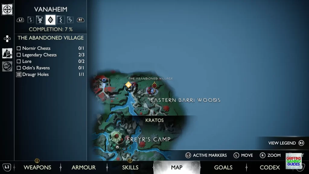 God Of War Ragnarök Nornir Chest 10 Map