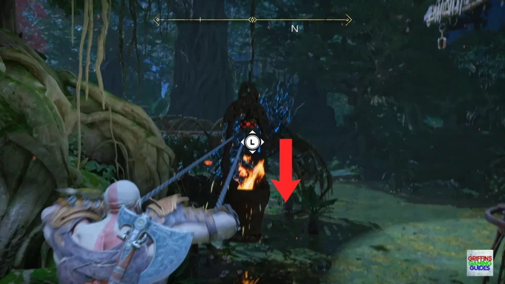 God Of War Ragnarök Nornir Chest 10 Pull Fire Bucket Towards You