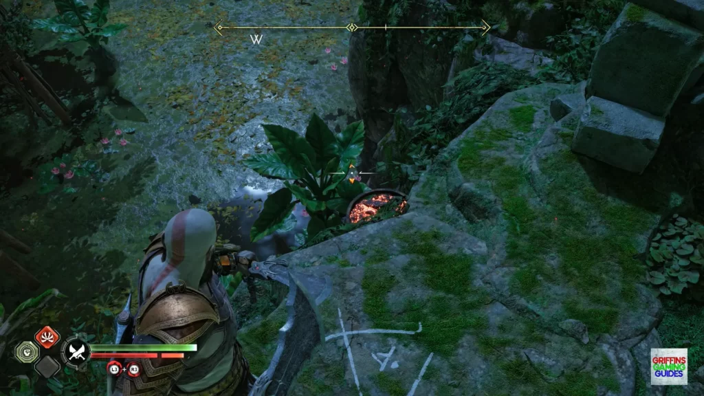 God Of War Ragnarök Nornir Chest 10 R Rune Aim at Brazier