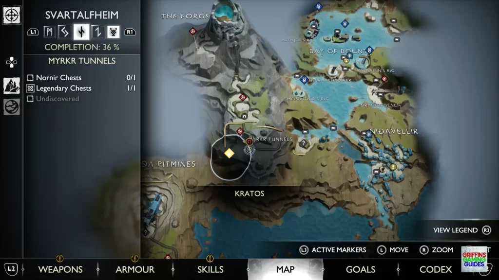 God Of War Ragnarök Nornir Chest 15 Map