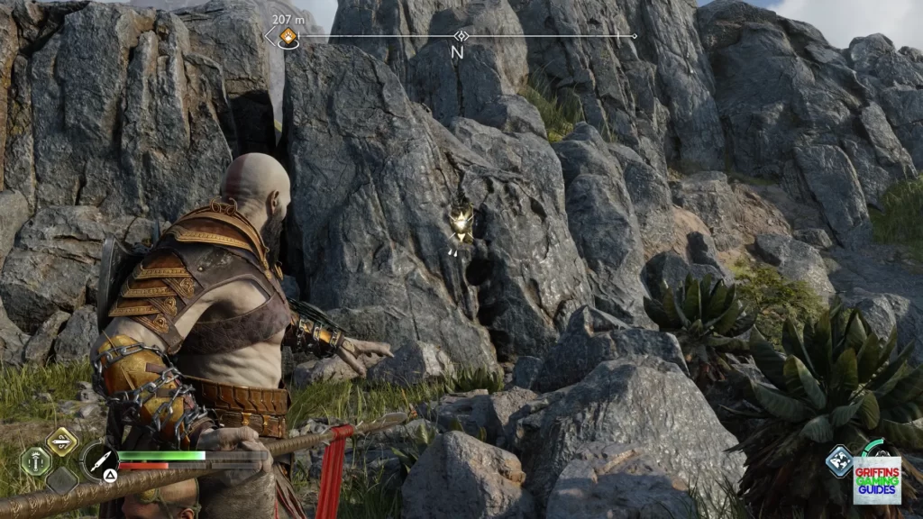 God Of War Ragnarök Nornir Chest 16 B Rune Spear Hit