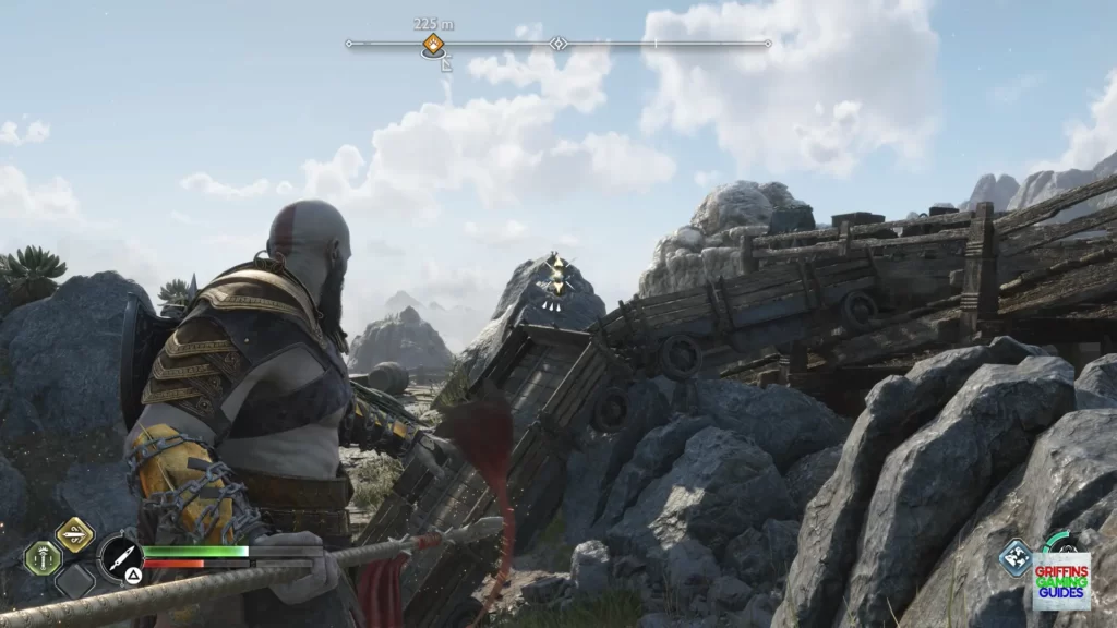 God Of War Ragnarök Nornir Chest 16 F2 Rune Spear Hit