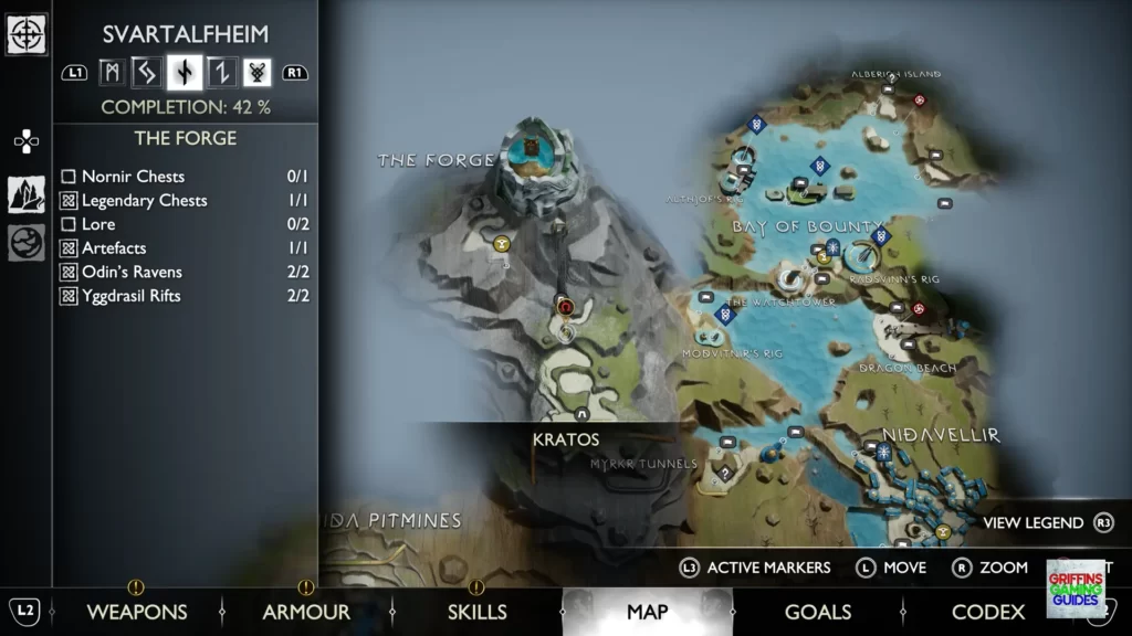 God Of War Ragnarök Nornir Chest 16 Map