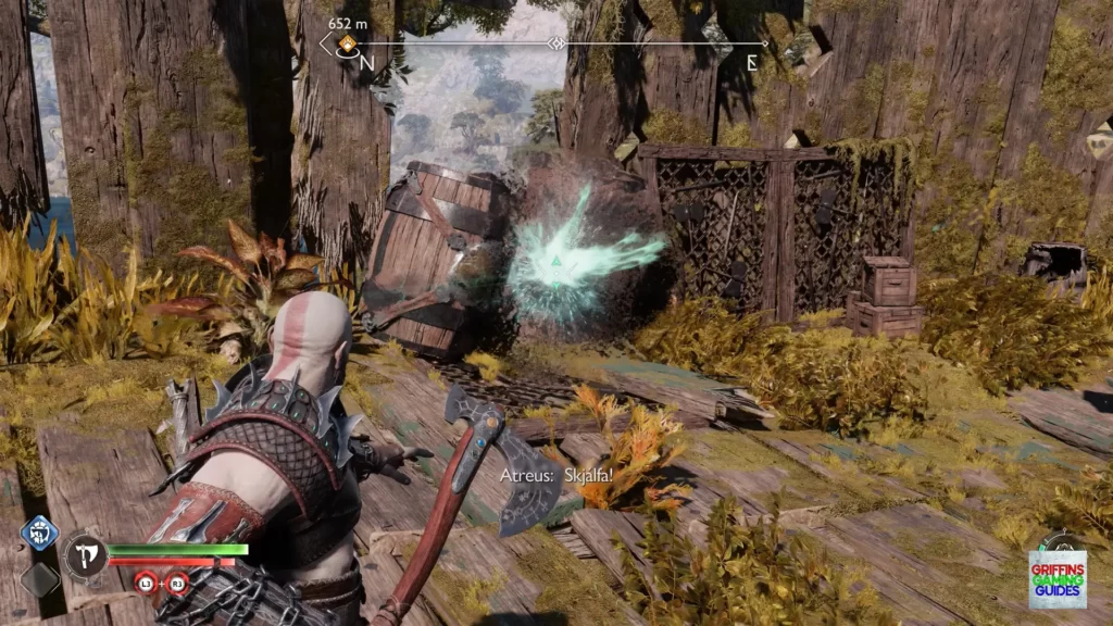 God Of War Ragnarök Nornir Chest 4 R Rune Barrels